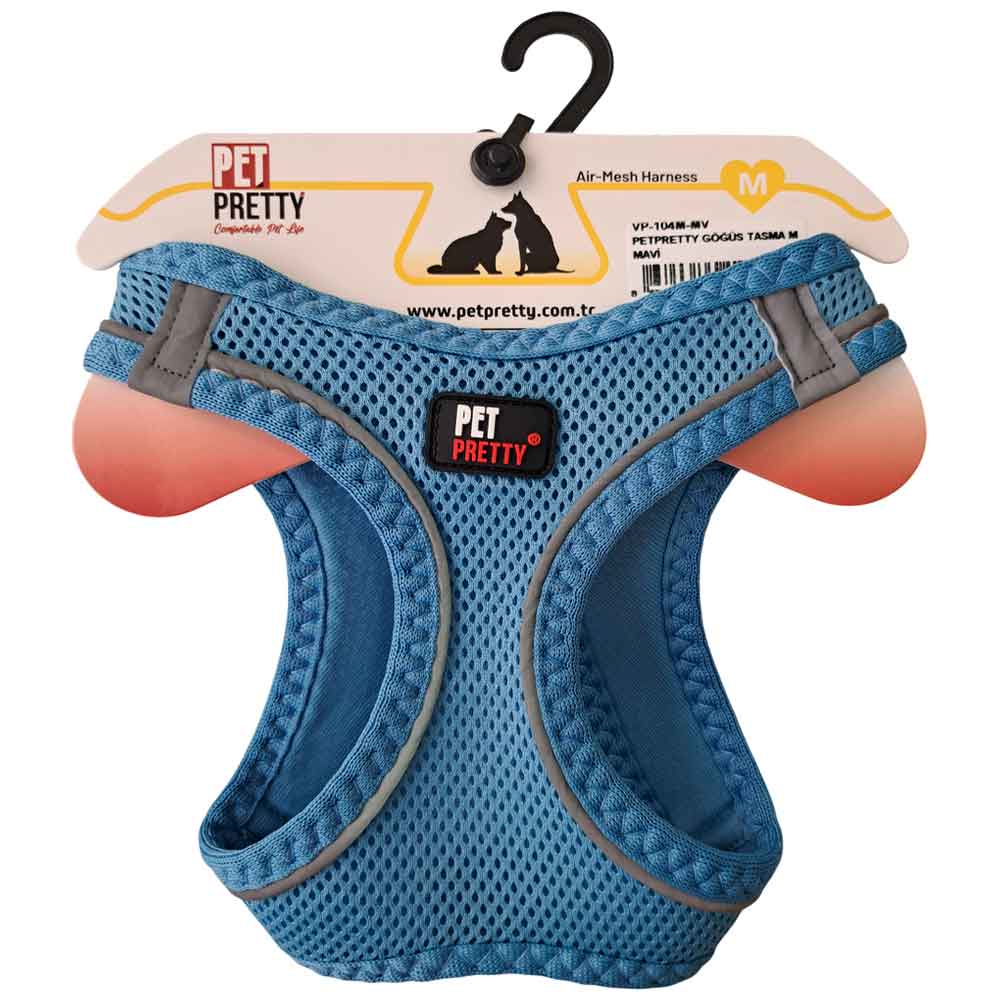 Pet Pretty Kedi Köpek Beden Tasması M Mavi